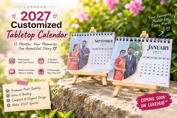 2027 Customized Tabletop Calendar – Make Your New Year More Personal