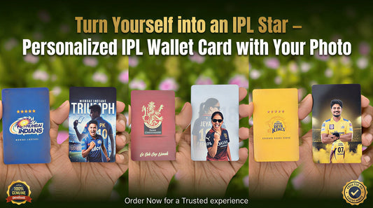 IPL Customized Wallet Card with Your Photo | Personalized Cricket Gift ...