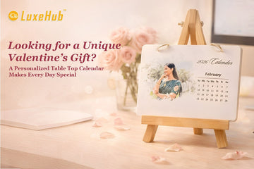 Looking for a Unique Valentine’s Gift? A Personalized Table Top Calendar Makes Every Day Special