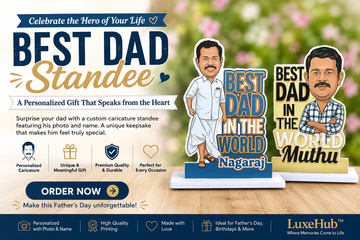 Personalized Dad Standee with Photo | Best Father's Day Gift 2026