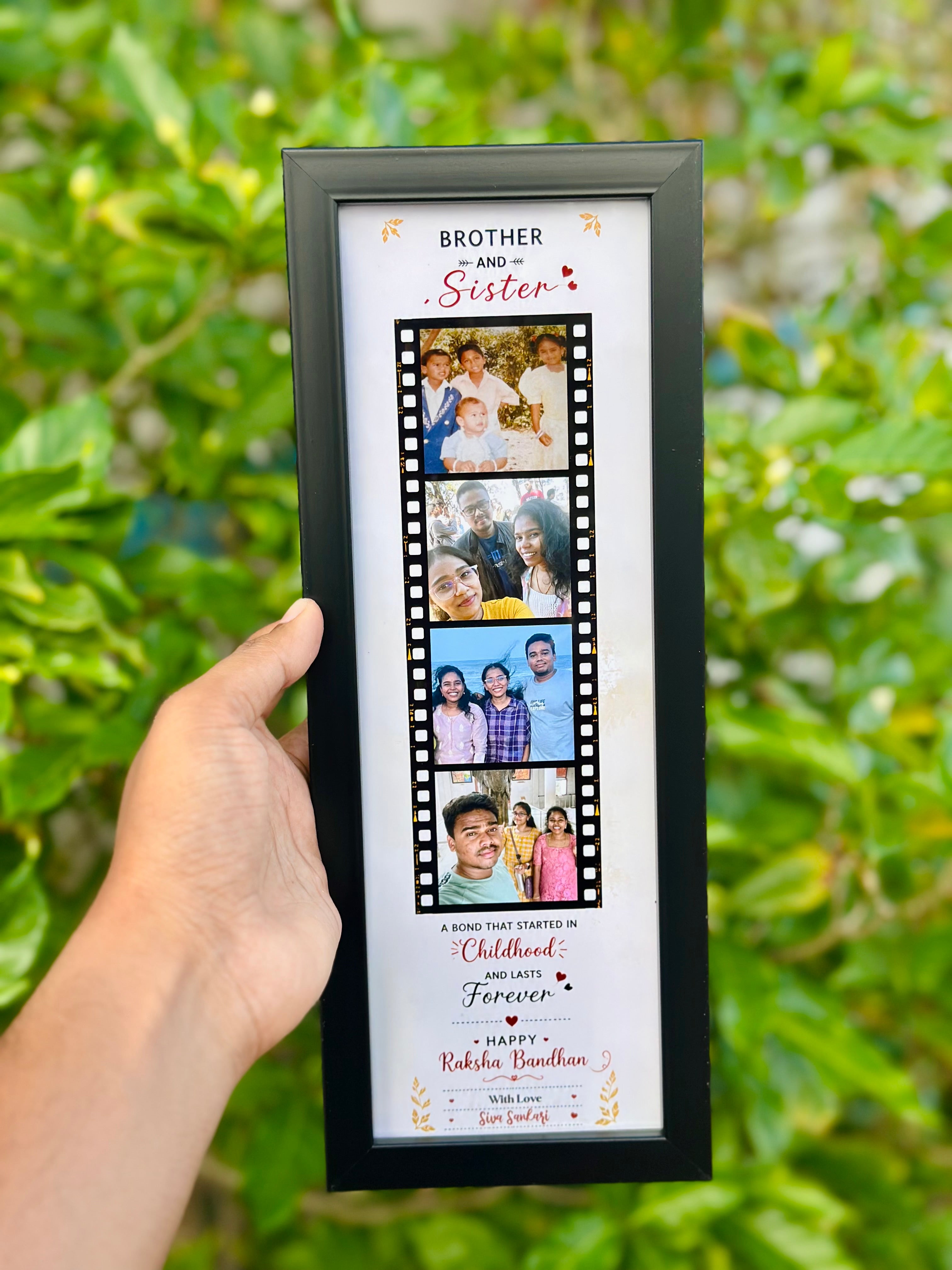 Photo Strip Frame - Raksha Bandhan Edition