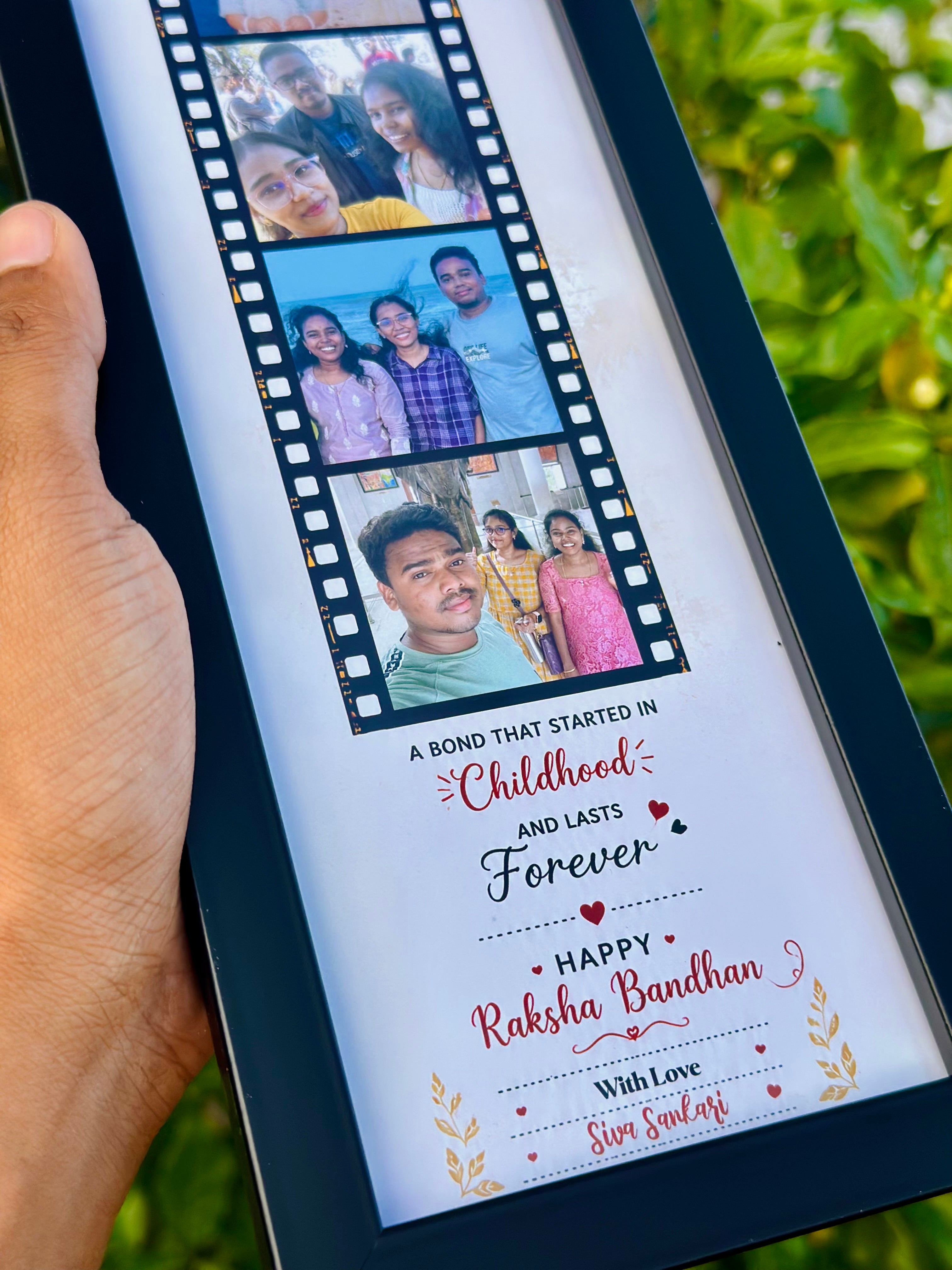 Photo Strip Frame - Raksha Bandhan Edition