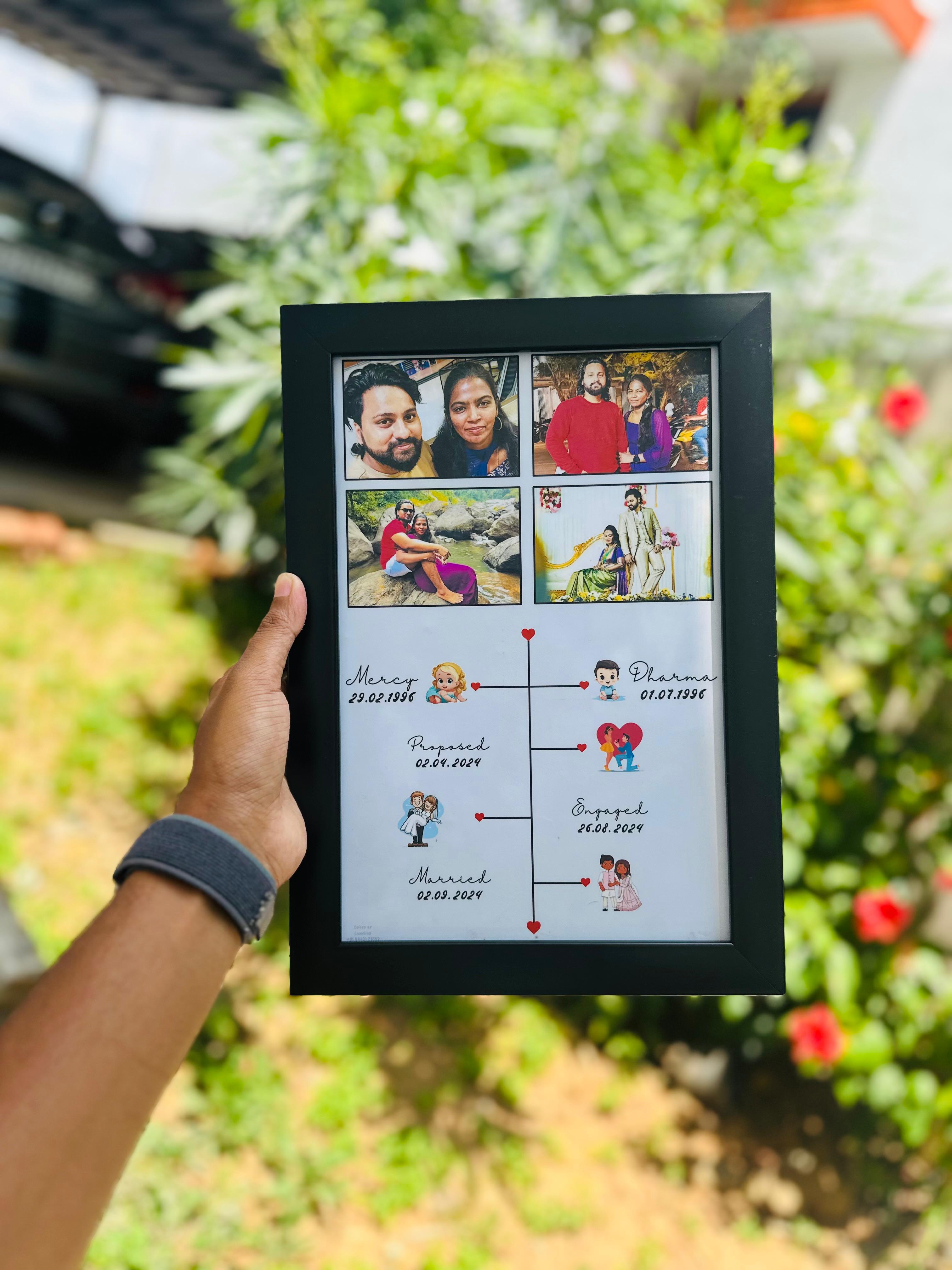 Love Story Photo Frame