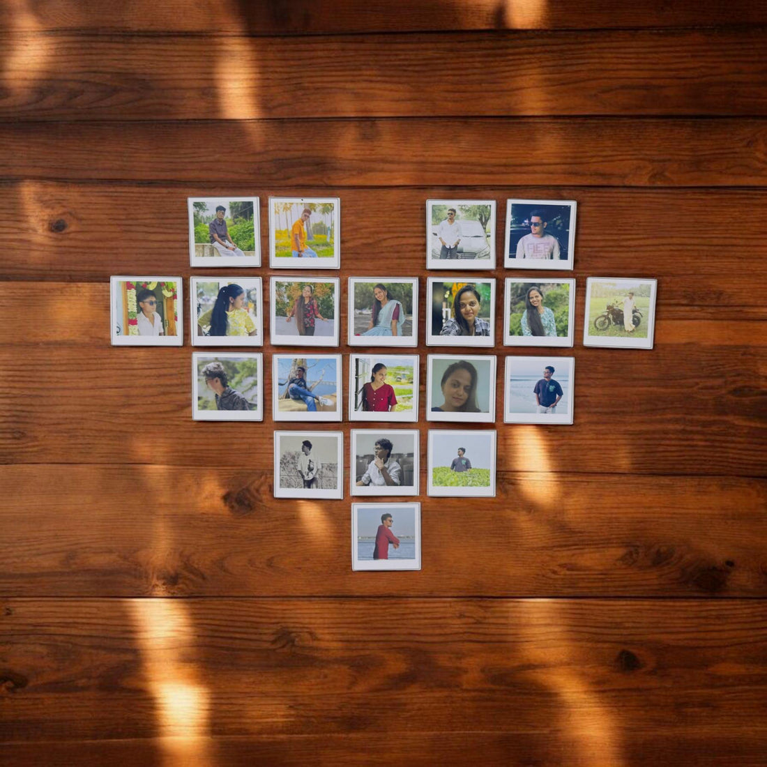 Heart-Shaped Polaroid Set