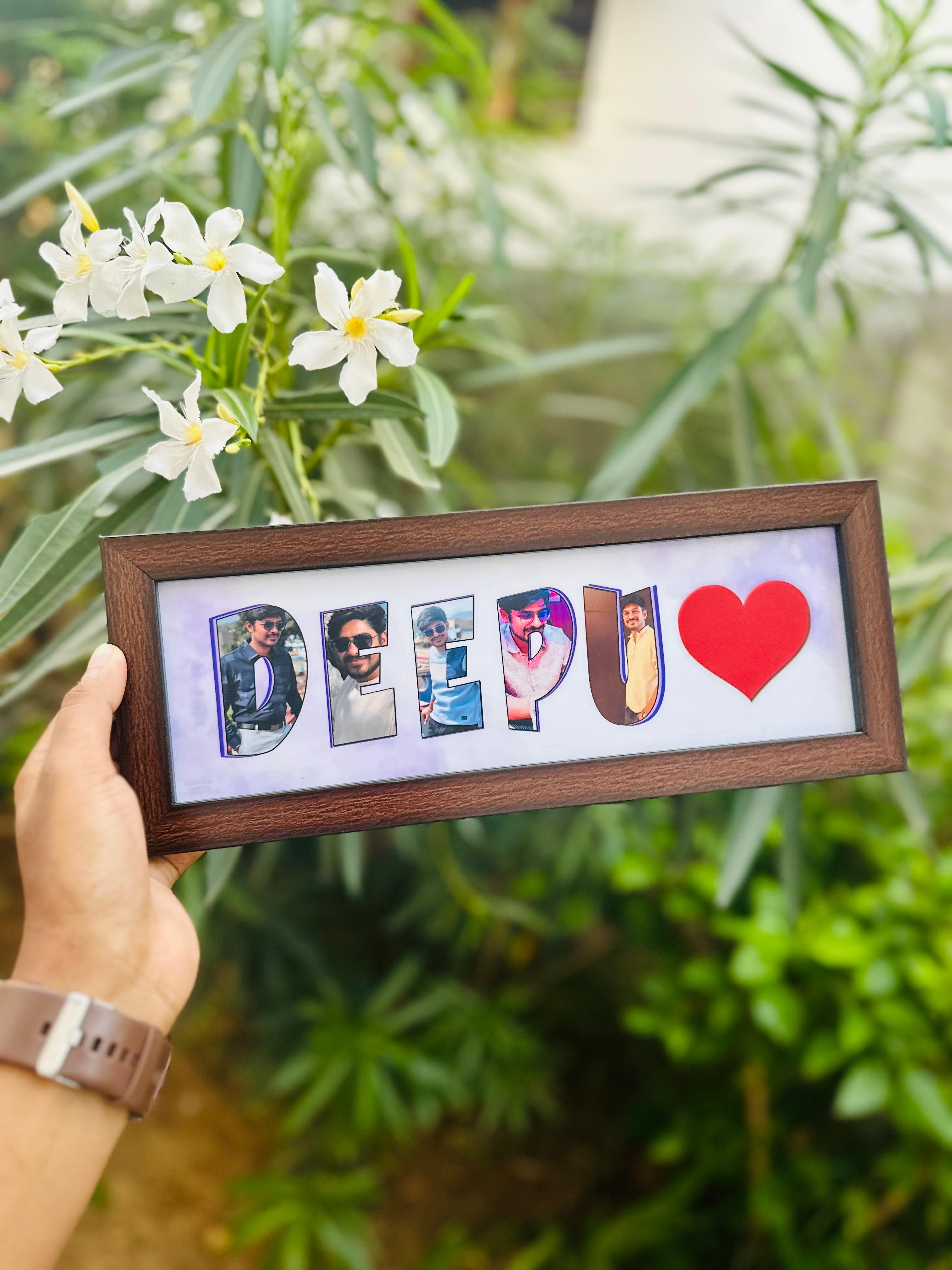Name Collage Photo Frame