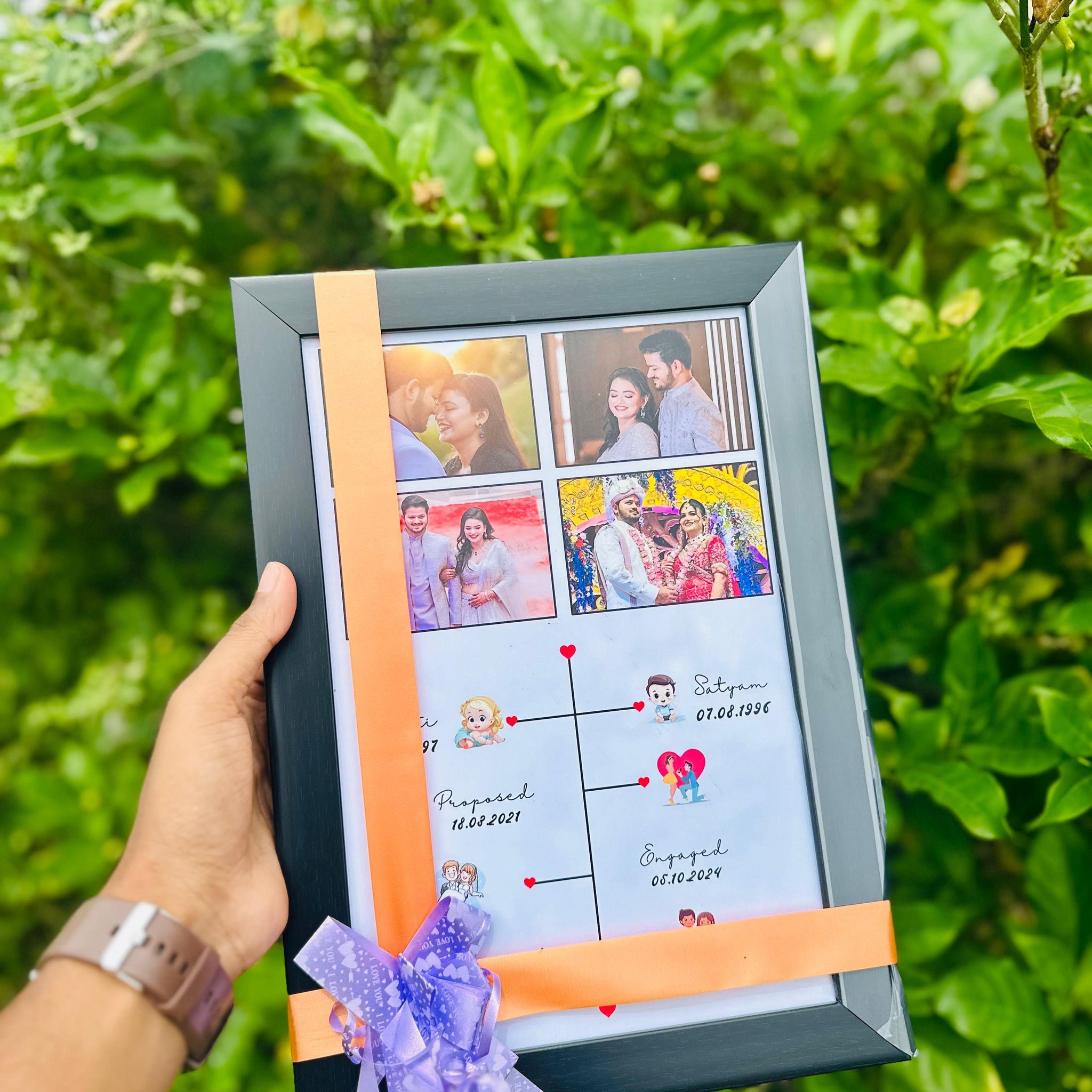 Love Story Photo Frame