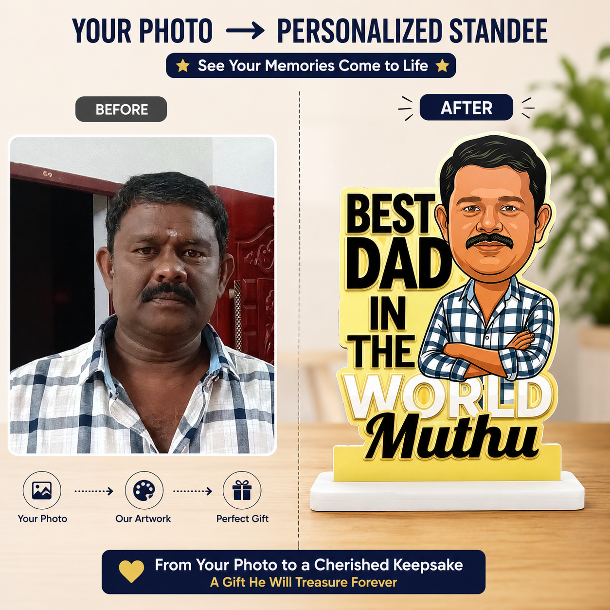 Best Dad Standee
