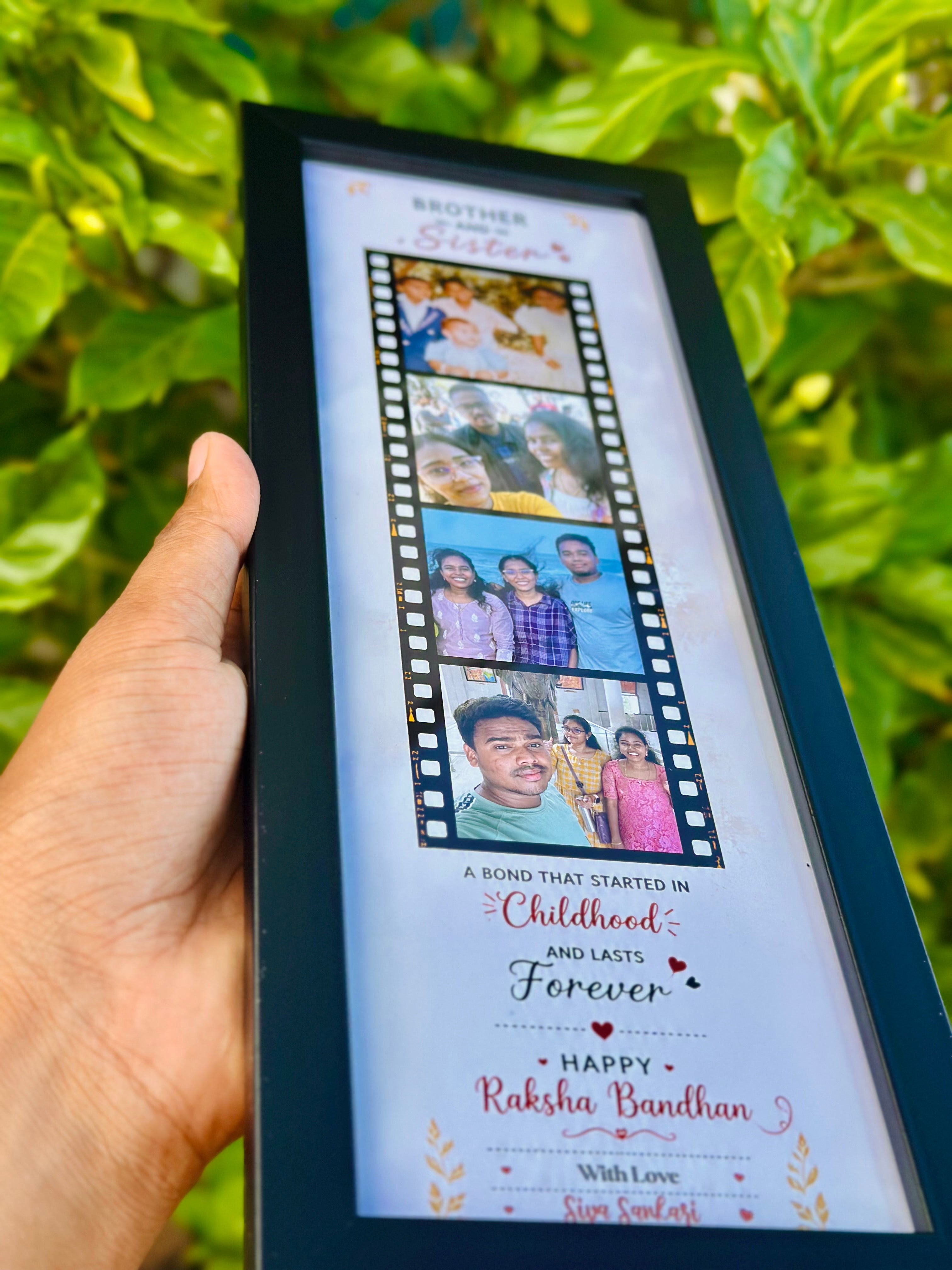 Photo Strip Frame - Raksha Bandhan Edition