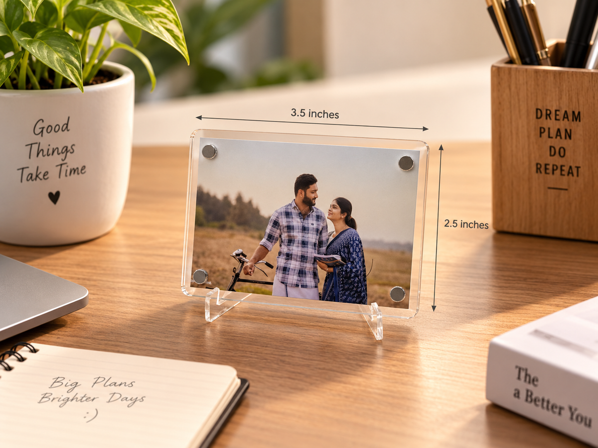 Acrylic Fridge Magnet with Stand