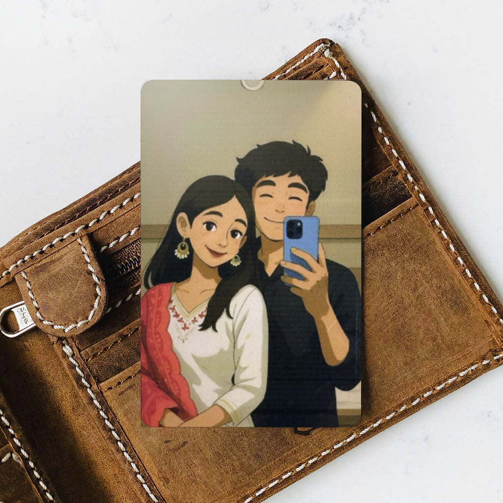 Custom Photo Wallet Card with Spotify Code