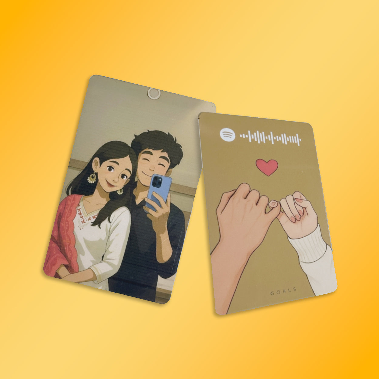 Custom Photo Wallet Card with Spotify Code