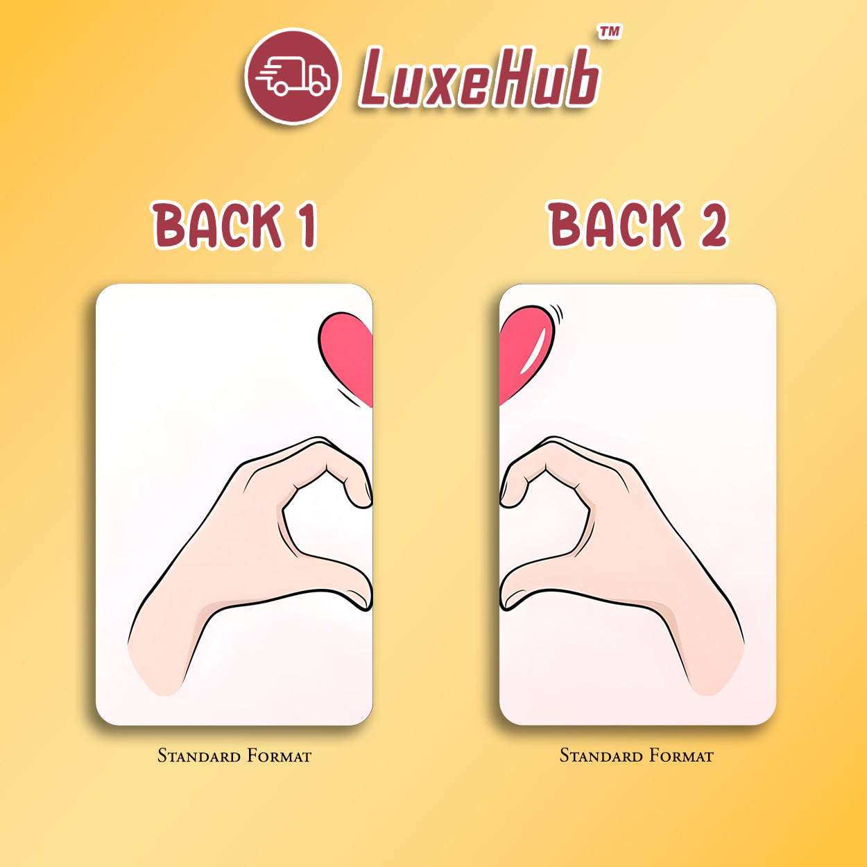 Customised Love Wallet Card for Couples