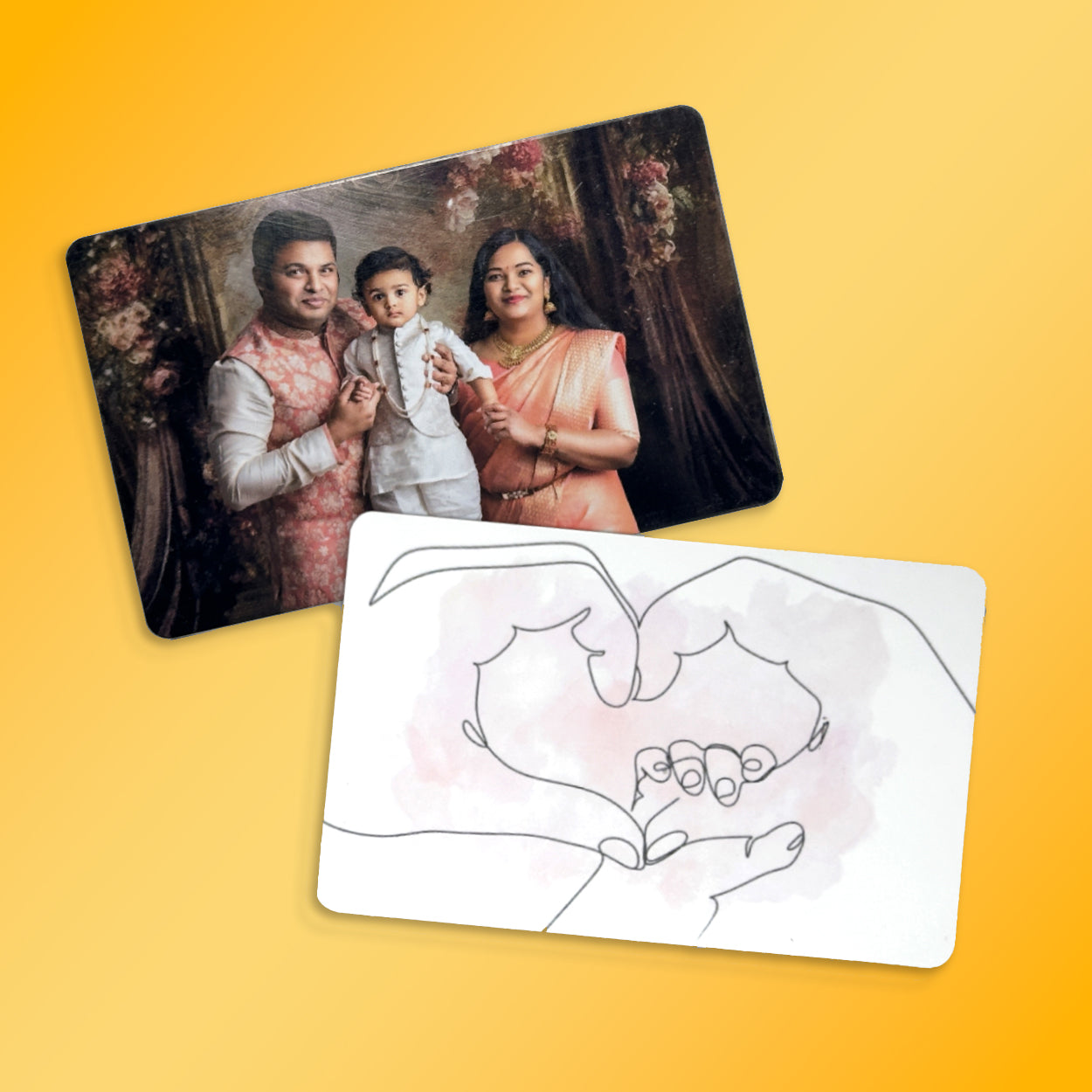 Double-Sided Photo Wallet Card