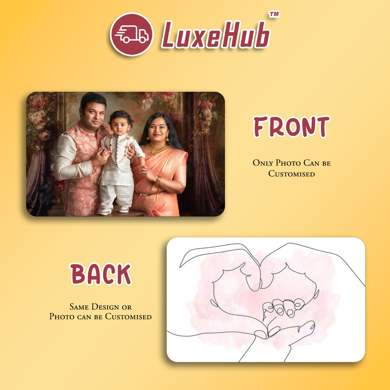 Double-Sided Photo Wallet Card