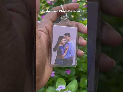 Personalized Long Strip Photo Keychain